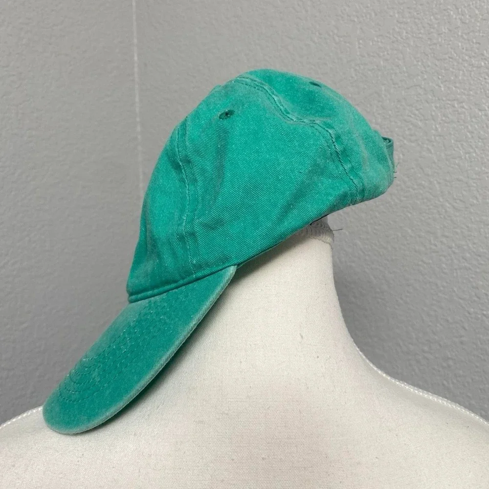 UTAH STATE BASEBALL CAP PINK LOGO TURQUOISE ADJUSTABLE HAT CASUAL SPORTY GRANOLA